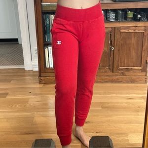 Champion Sweatpants Red with Pocket